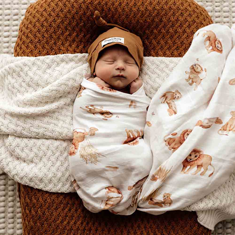 Lion Organic Muslin Wrap main image 1