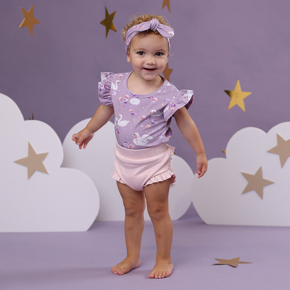 Babyhug 100% Cotton Antibacterial Bloomers Pack of 3 Butterfly Print - Pink & Green main image 0