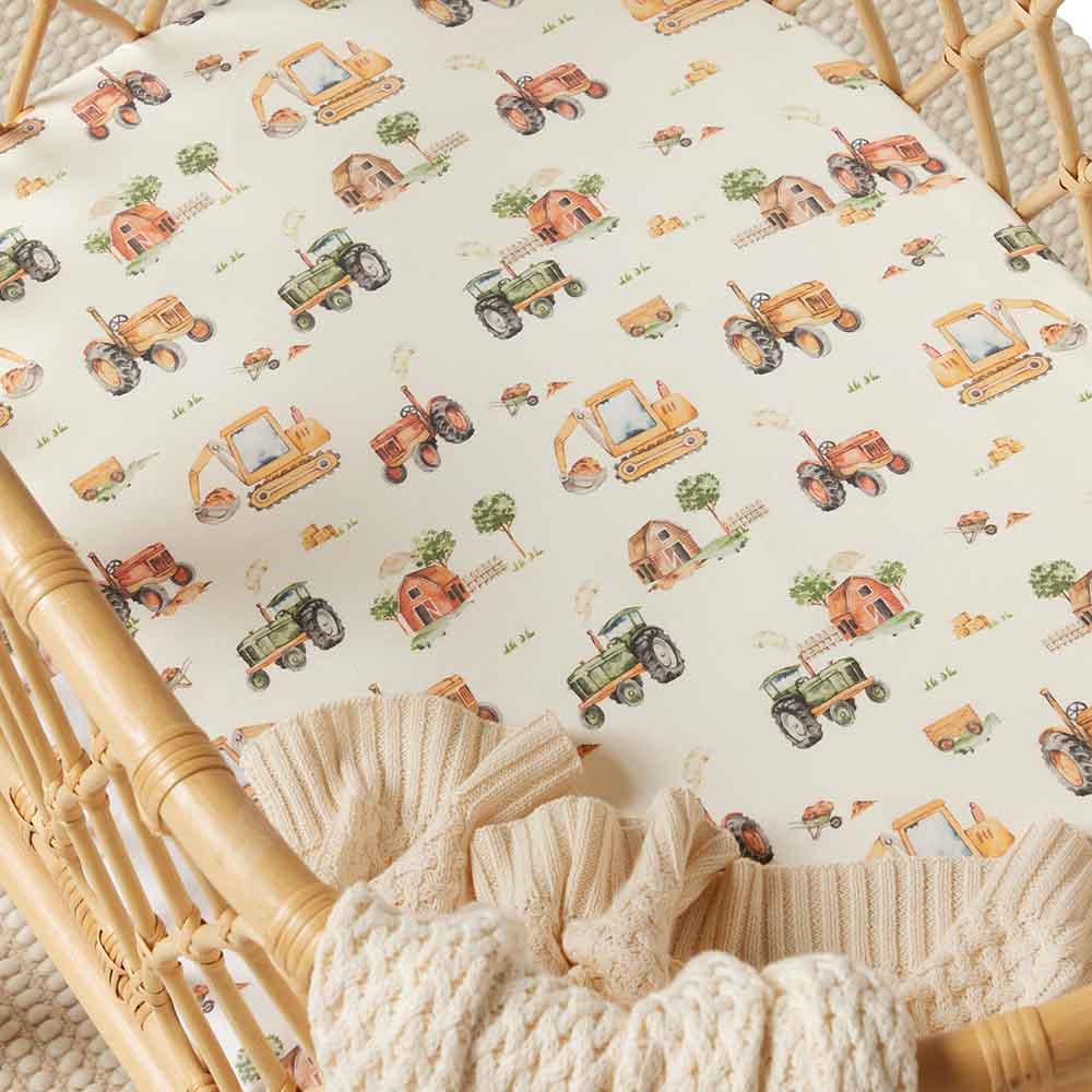 Reign Organic Bassinet Sheet / Change Pad Cover