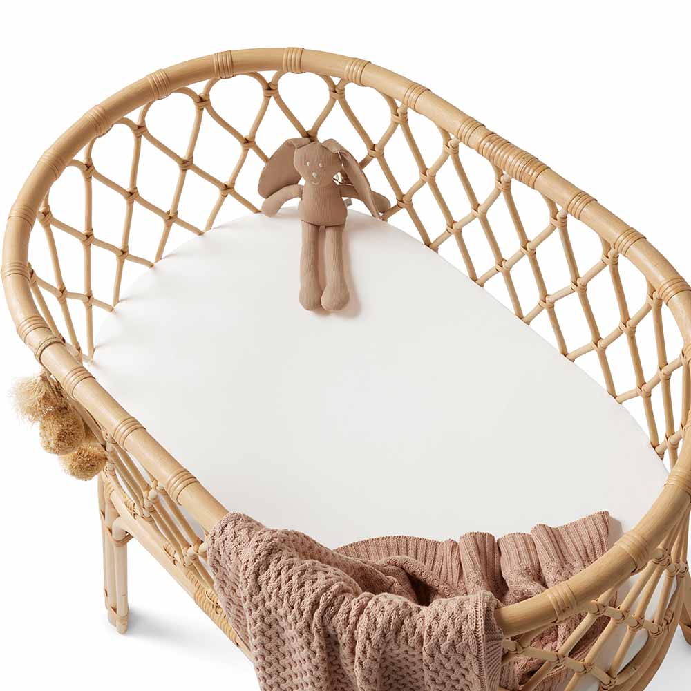 Palm Fitted Bassinet & Cot Sheet / Change Pad Cover main image 0