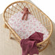 Mauve Diamond Knit Organic Baby Blanket - Thumbnail 7