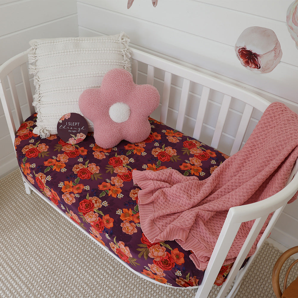 Gnomes Organic Fitted Cot Sheet