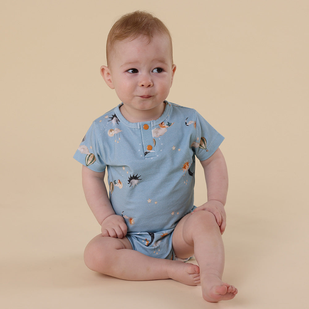 Black Friday Exclusive Dream Short Sleeve Organic Bodysuit Snuggle