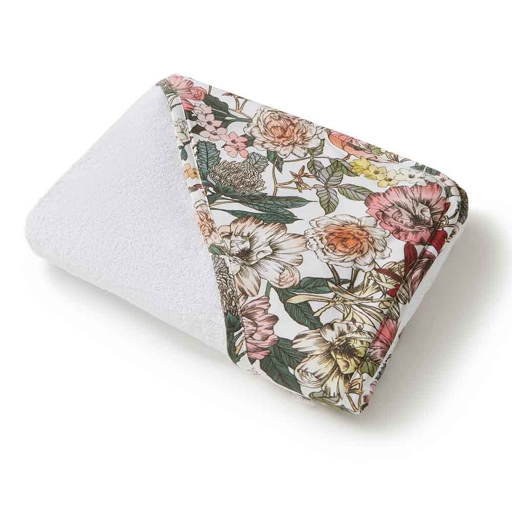 Australiana Organic Hooded Baby Bath Towel Snuggle Hunny