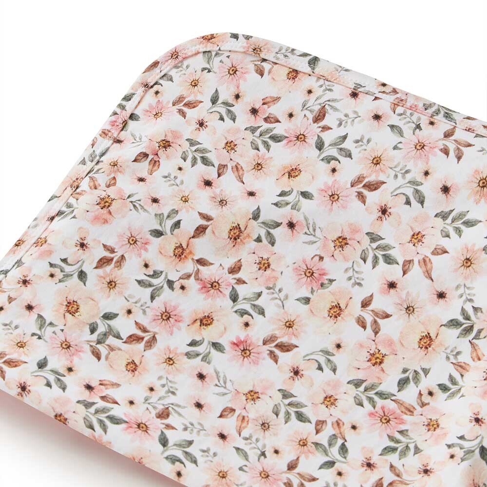 Fleur Organic Jersey Wrap & Topknot Set