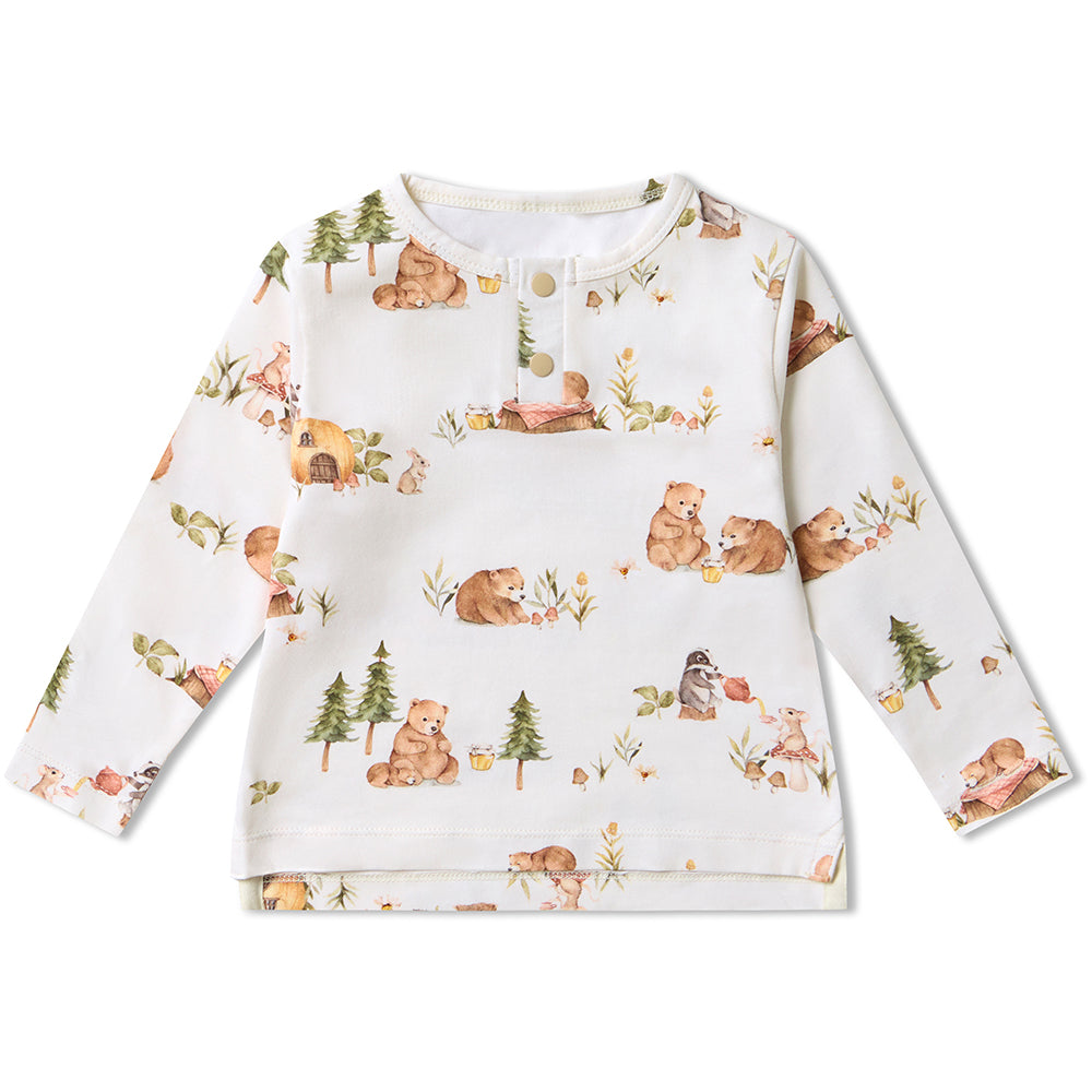 Cute Bear Long Sleeve Top main image 0