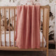 Rosa Diamond Knit Organic Baby Blanket - Thumbnail 1