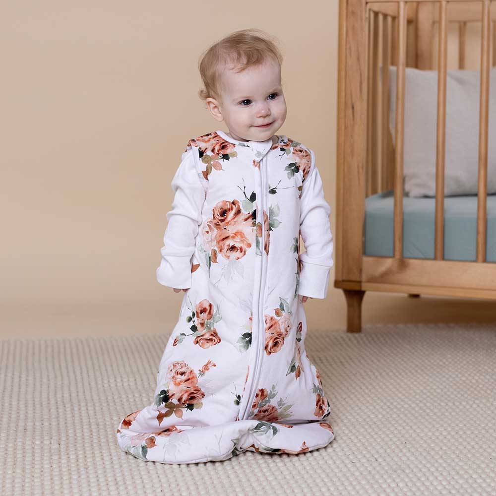 Rosebud 2.5 TOG Organic Sleeping Bag | Snuggle Hunny