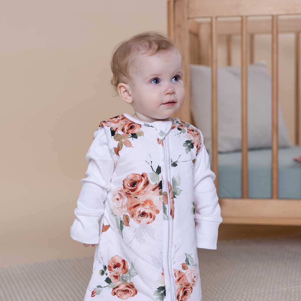 Rosebud 2.5 TOG Organic Sleeping Bag Snuggle Hunny