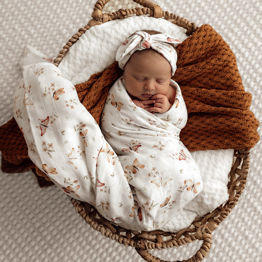 Ladybug Organic Muslin Wrap