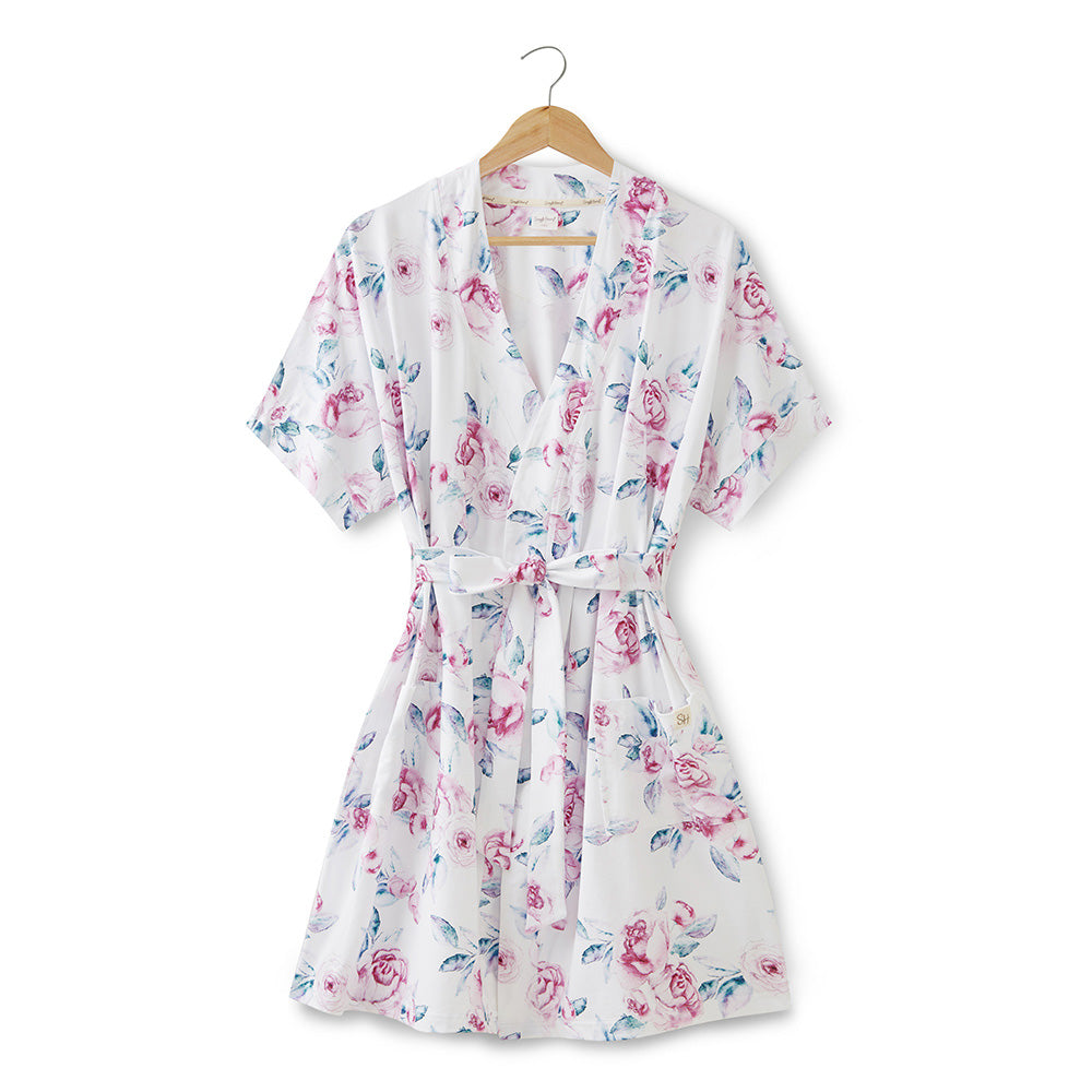 Lilac Skies Organic Maternity Robe | Snuggle Hunny