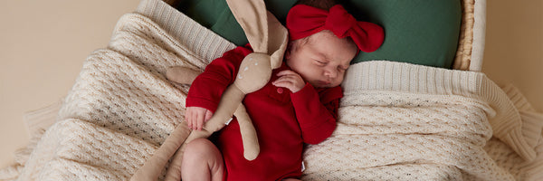 Red Organic Cotton Rib