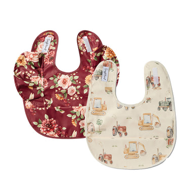 Snuggle Bib Waterproof 2 Pack | Snuggle Hunny