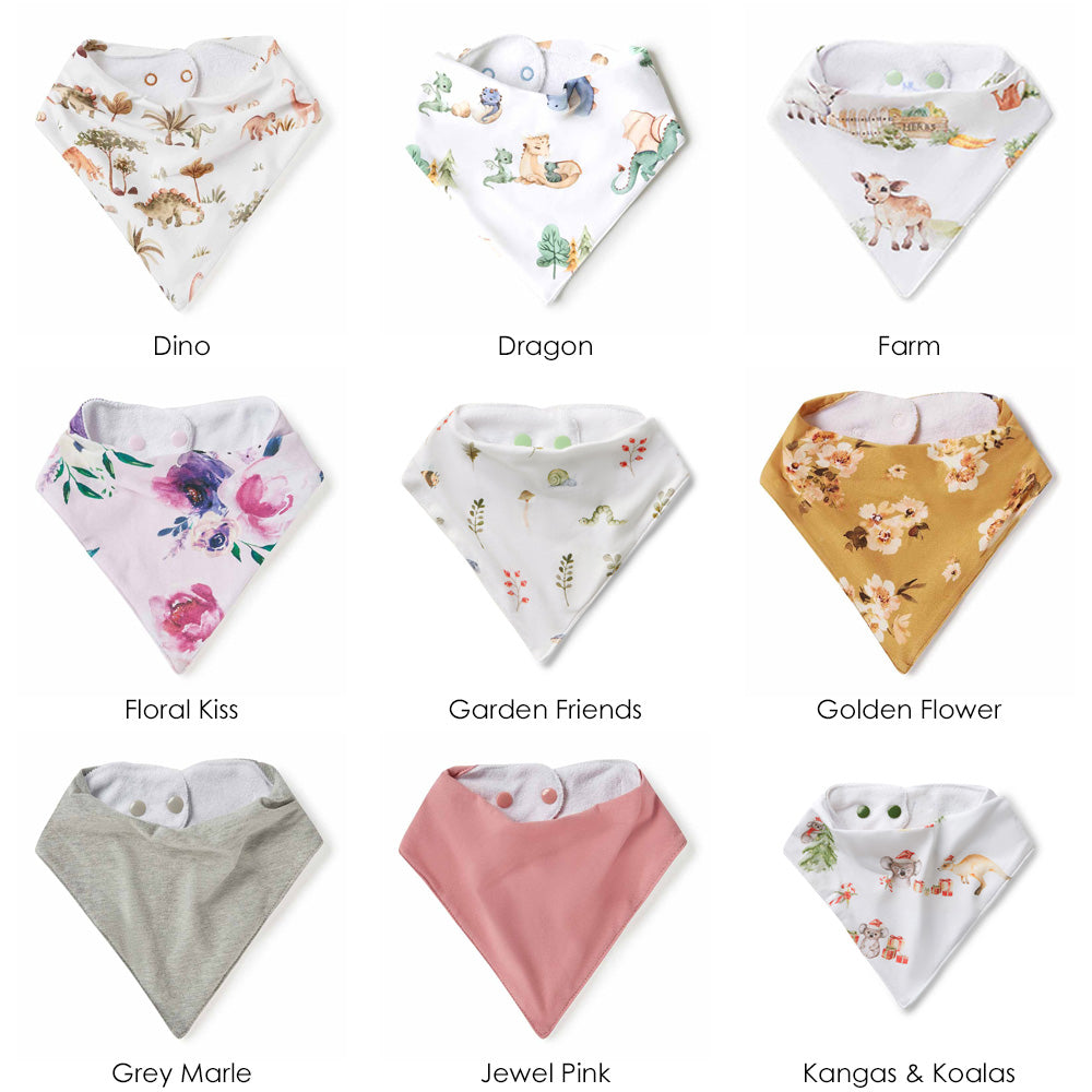 Organic Dribble Bib 3 Pack - View 3