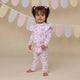 Alice’s Tea Party Organic Snugglesuit Convertible Romper with Frill - Thumbnail 3