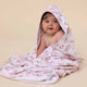 Alice’s Tea Party Organic Hooded Baby Towel - Thumbnail 1