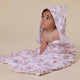 Alice's Tea Party Organic Baby Towel & Wash Cloth Set - Thumbnail 2
