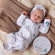 Arctic Organic Snuggle Sleepsuit Zip Footie - Thumbnail 1