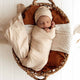 Babyccino Organic Jersey Wrap & Beanie Set - Thumbnail 1