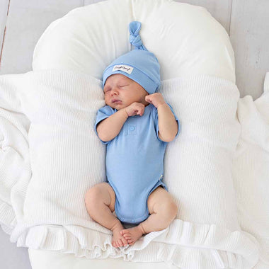 Bluebell Short Sleeve Organic Bodysuit | Snuggle Hunny