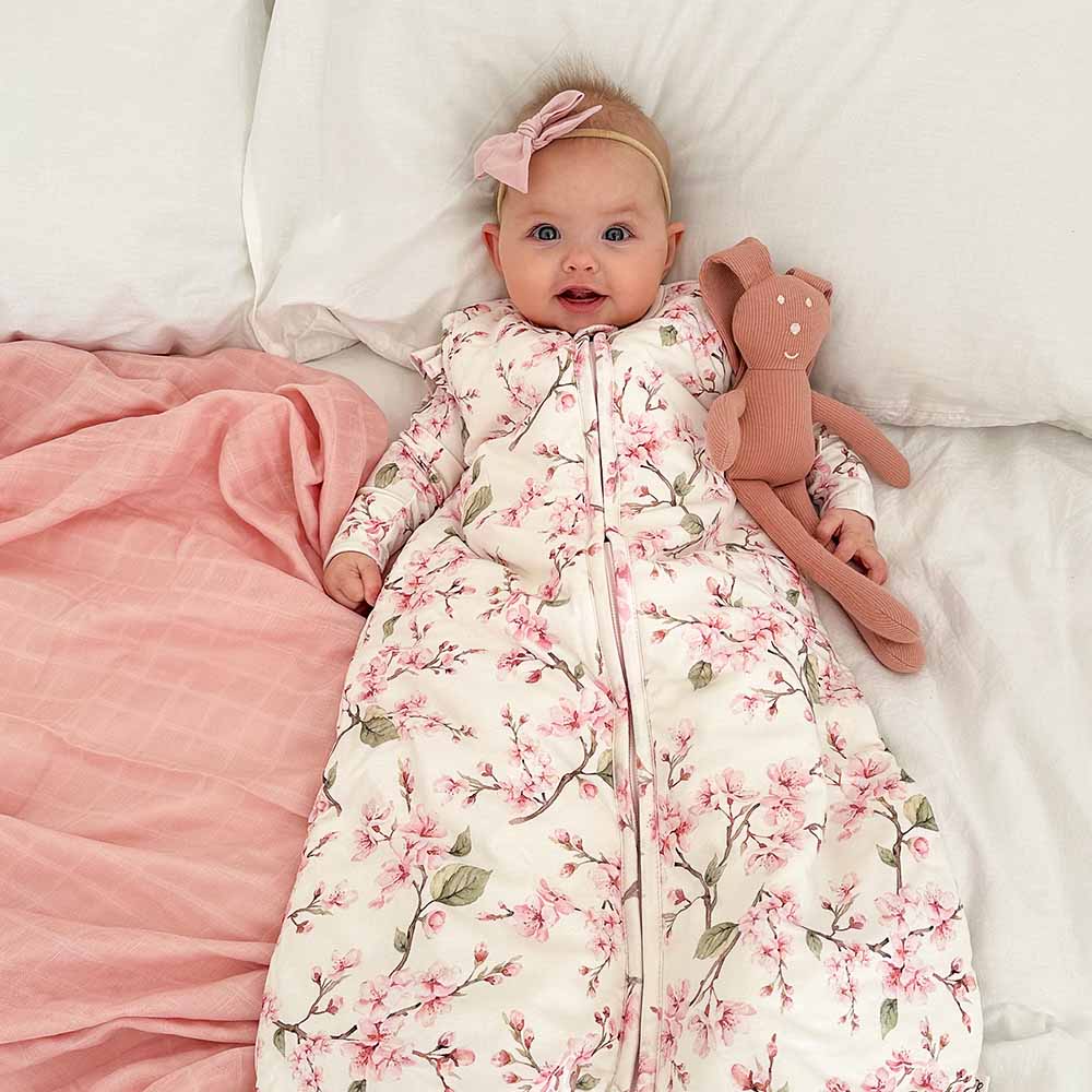 Cherry Blossom TOG Organic Sleeping Bag Snuggle Hunny