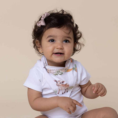 Farm Organic Dribble Bib | Snuggle Hunny