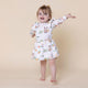 Farm Long Sleeve Organic Dress - Thumbnail 1