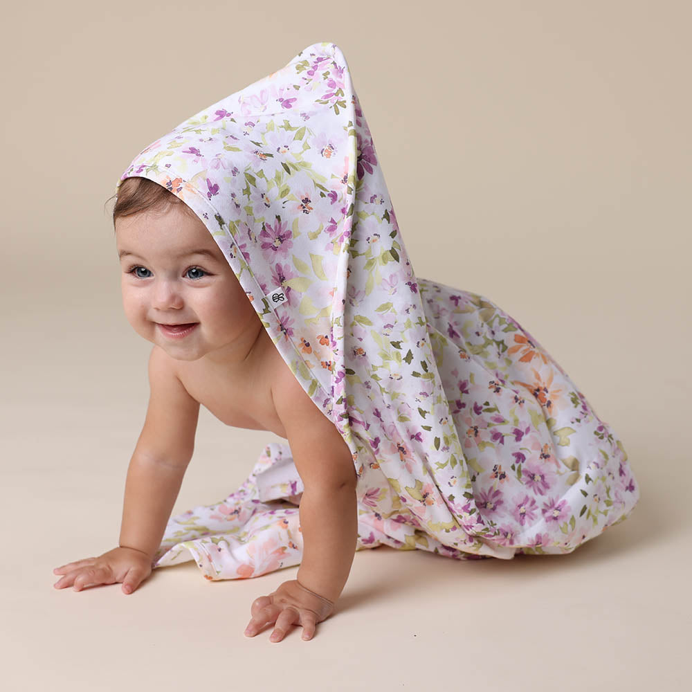Isla Organic Hooded Baby Towel - View 8
