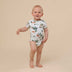 Jungle Short Sleeve Organic Bodysuit | Snuggle Hunny