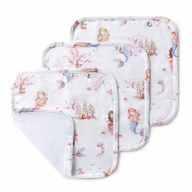 Mermaid Organic Wash Cloths | Snuggle Hunny