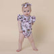 Banksia Short Sleeve Organic Bodysuit with Frill - Thumbnail 7