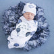 Cloud Chaser Snuggle Swaddle Birth Announcement Set-Snuggle Hunny