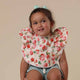 Strawberry Frill Snuggle Bib - Thumbnail 3