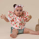 Strawberry Frill Snuggle Bib - Thumbnail 6