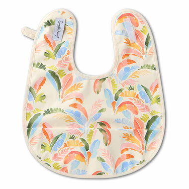 Summer Palm Snuggle Bib | Snuggle Hunny