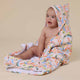 Summer Palm Organic Hooded Baby Towel - Thumbnail 3