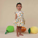Sunny Citrus Short Sleeve Organic Dress - Thumbnail 7