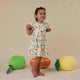Sunny Citrus Short Sleeve Organic Dress - Thumbnail 10