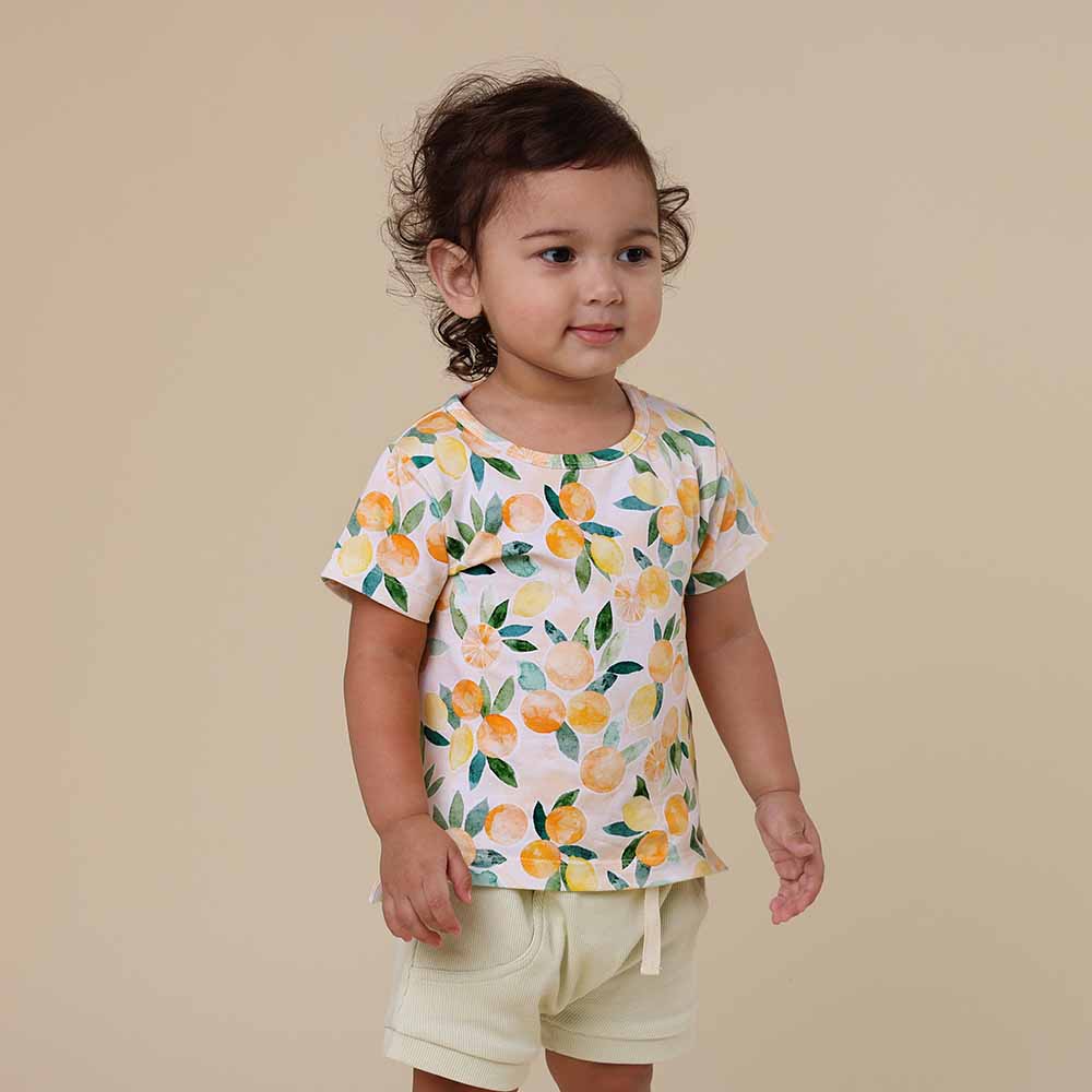 Sunny Citrus Organic T-Shirt - View 3