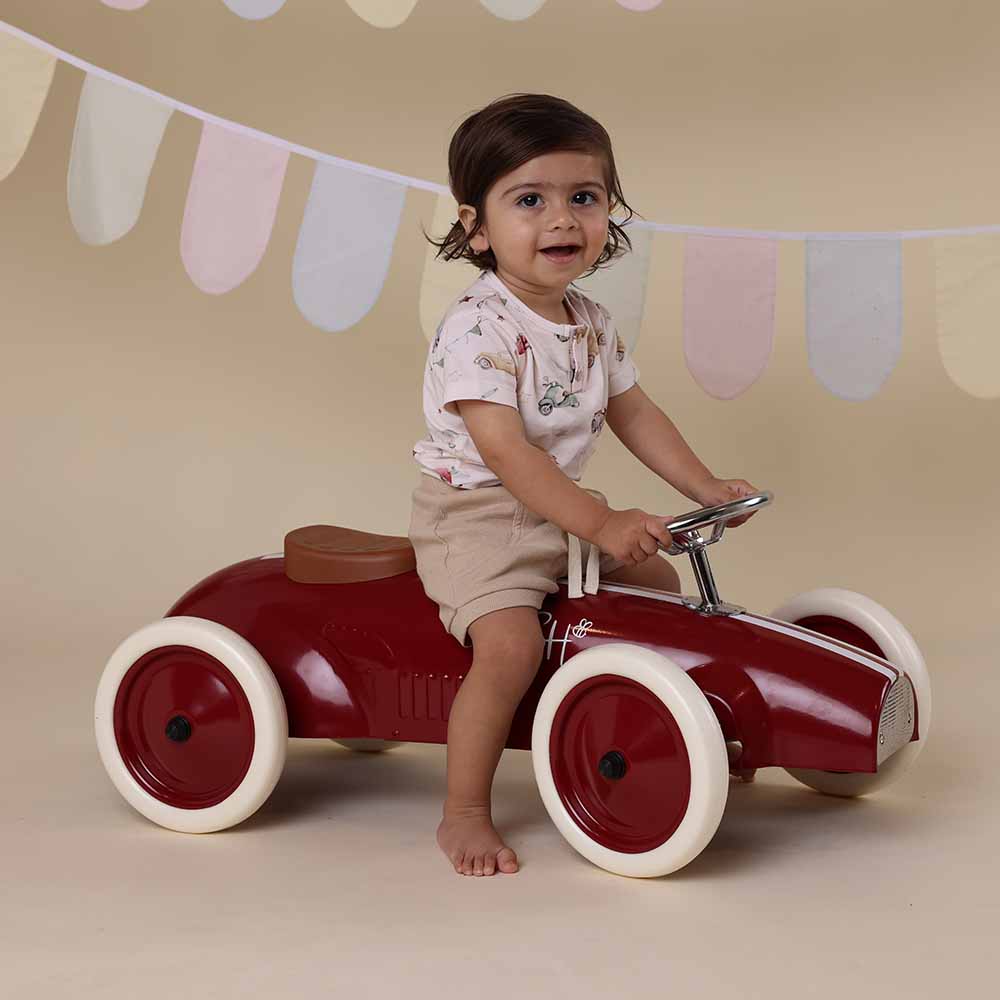 Vintage Cars Short Sleeve Organic Bodysuit - View 18