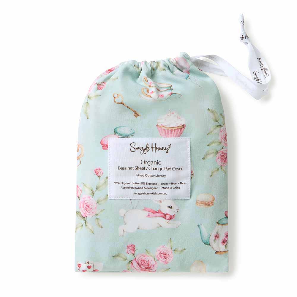White Rabbit Organic Bassinet Sheet / Change Pad Cover - View 5