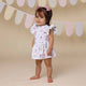 White Rabbit Short Sleeve Organic Dress - Thumbnail 11