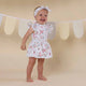 White Rabbit Short Sleeve Organic Dress - Thumbnail 13