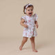 White Rabbit Short Sleeve Organic Dress - Thumbnail 17