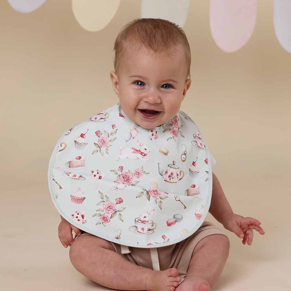 White Rabbit Snuggle Bib - View 1