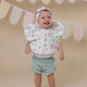 White Rabbit Frill Snuggle Bib - Thumbnail 3
