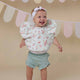 White Rabbit Frill Snuggle Bib - Thumbnail 5