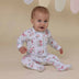 White Rabbit Organic Snuggle Sleepsuit Zip Footie | Snuggle Hunny