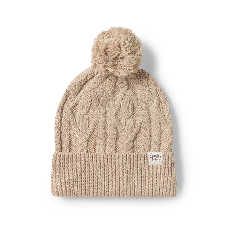 Hazelnut Organic Adult Knit Beanie - View 2