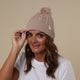 Hazelnut Organic Adult Knit Beanie - Thumbnail 1